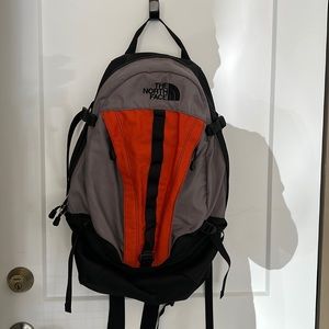 The North Face Backpack Big Shot. Used, in great condition. Black and orange.